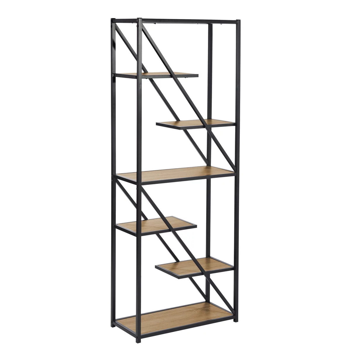 6-Tier Wood Storage Shelf Bookcase K102