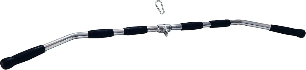Solid Steel Tricep Press Down Bar with Rubber Handgrips V9788