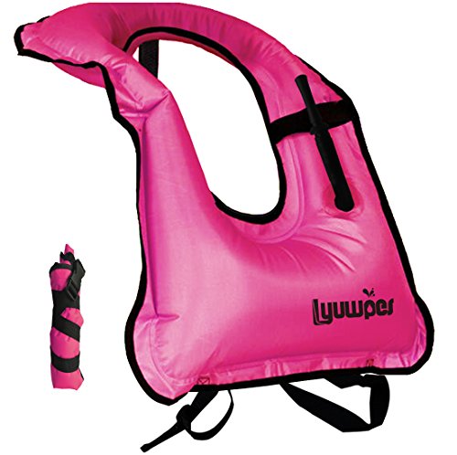 Inflatable Snorkel Vest Adult Snorkeling Jackets L4461