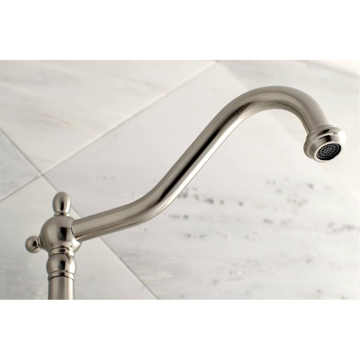 Polished Nickel Wall Mount Tub Filler W424