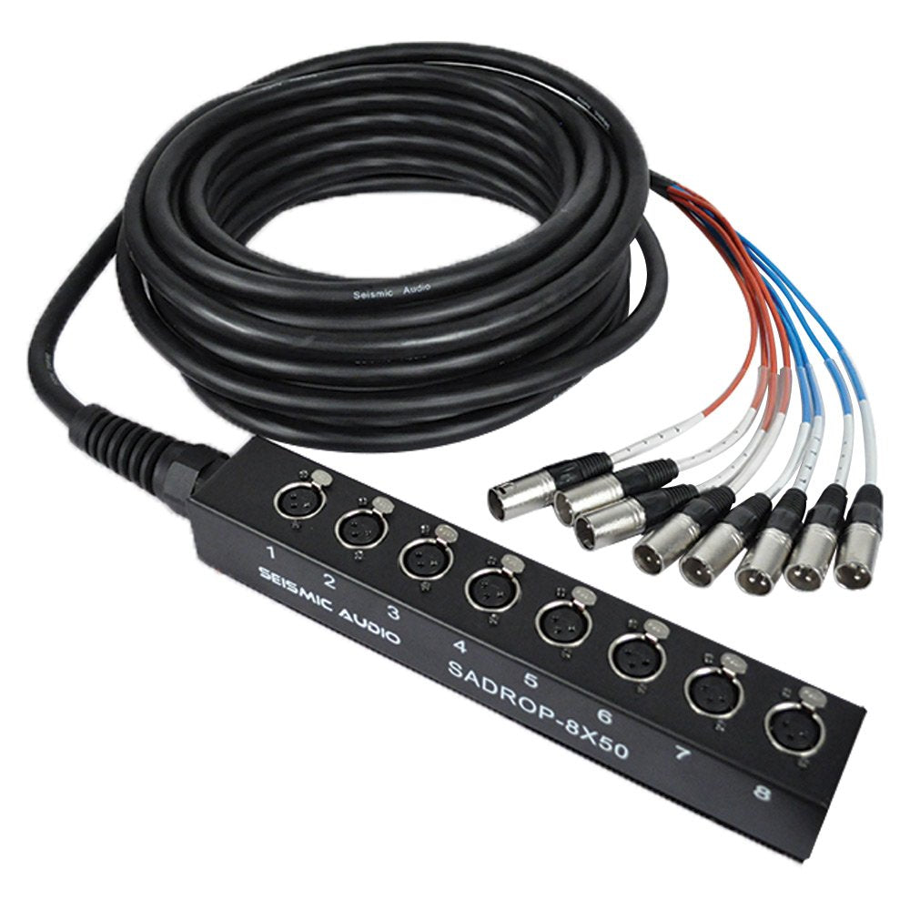 6 Channel 30-Feet Pro Audio Sub Snake Cable S3615
