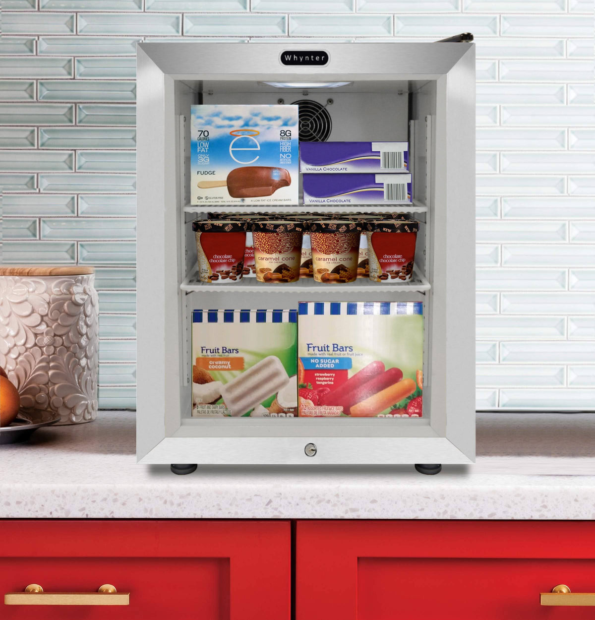 Upright Freezer 1.8 cu ft Stainless Steel K916