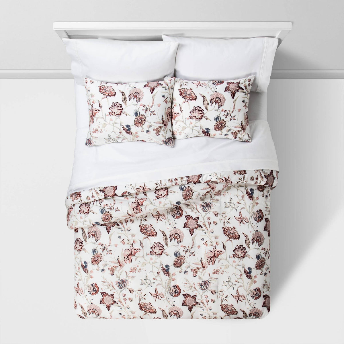 Full/Queen Floral Printed Comforter & Sham Set E99853