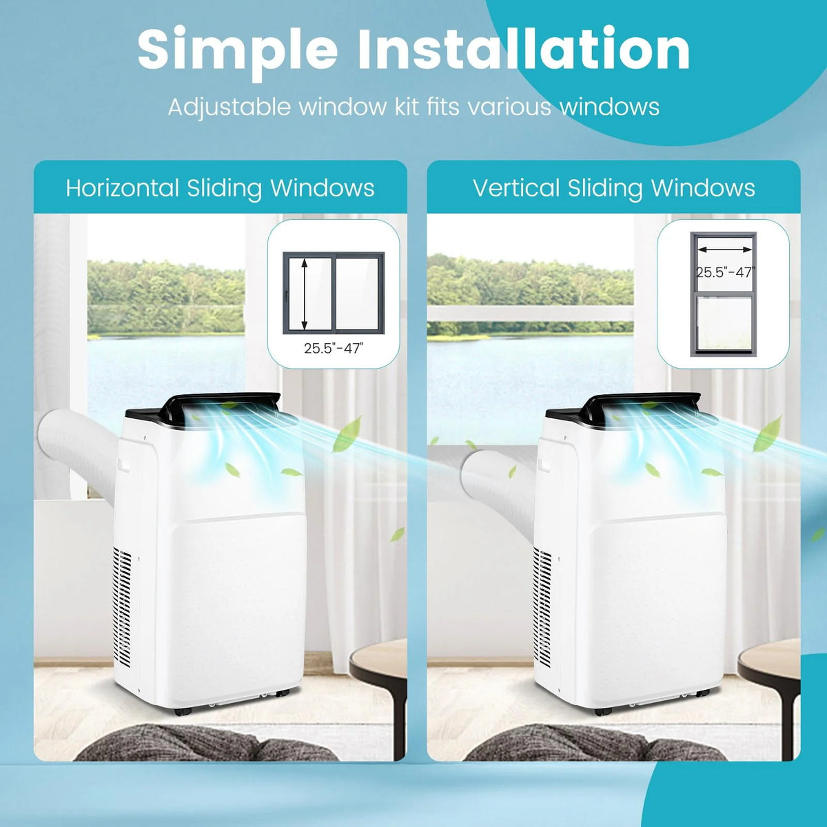 13000 BTU Smart Portable Air Conditioner & Heater V561061