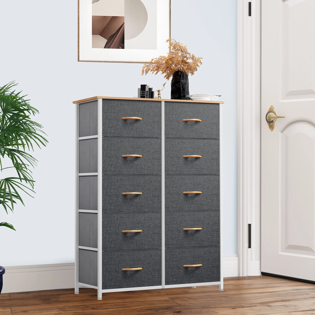 10 Drawer Fabric Storage Dresser T132016