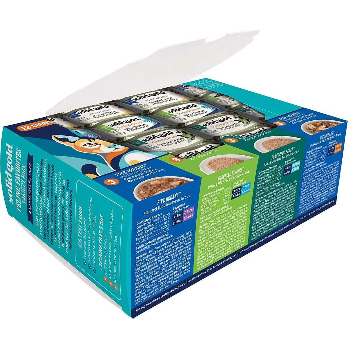 Adult Wet Cat Food Variety Pack E683