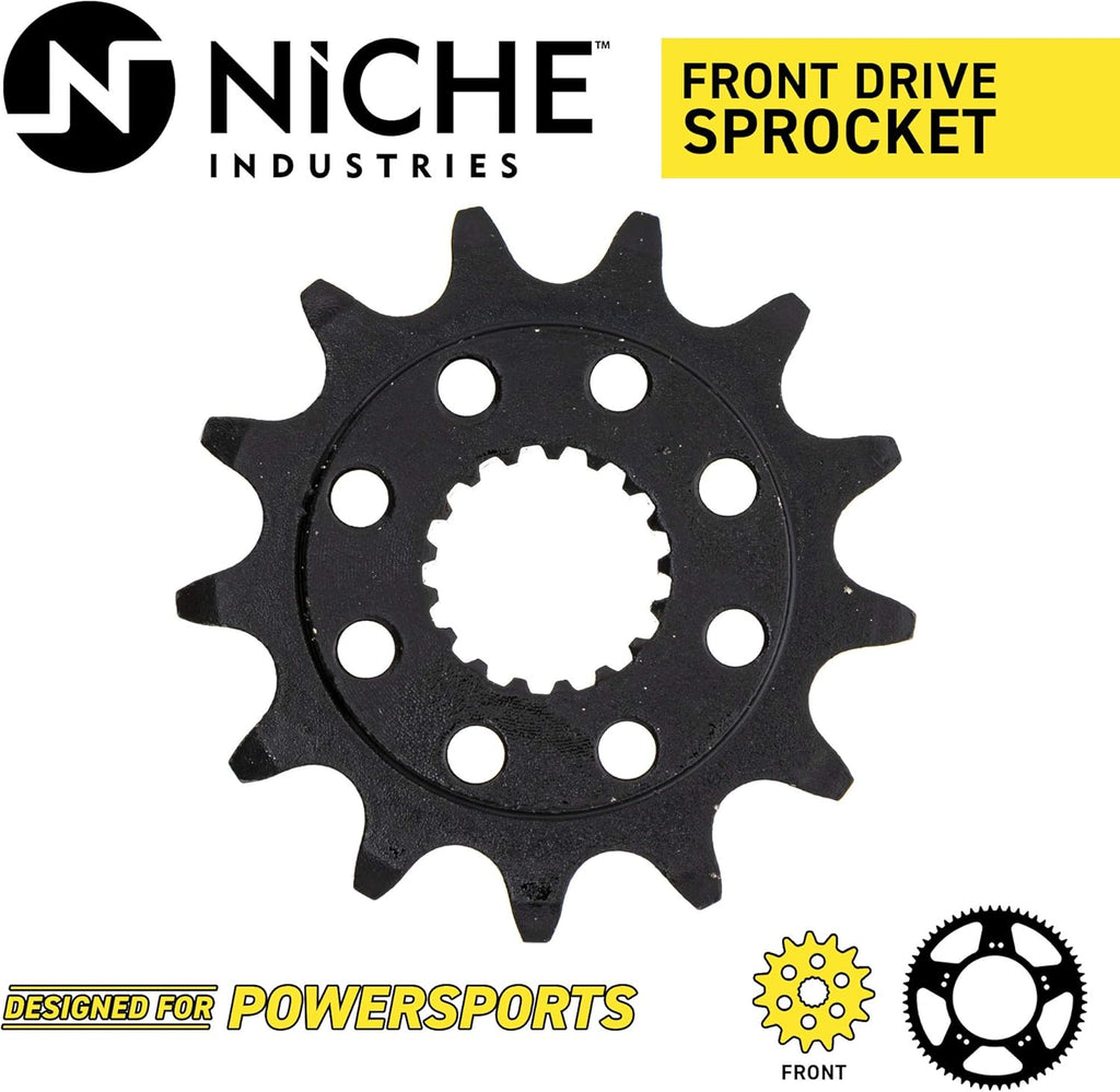 Drive Sprocket Chain Combo Front 13 Rear 51 Tooth 520NZ Standard 114 Links E37694