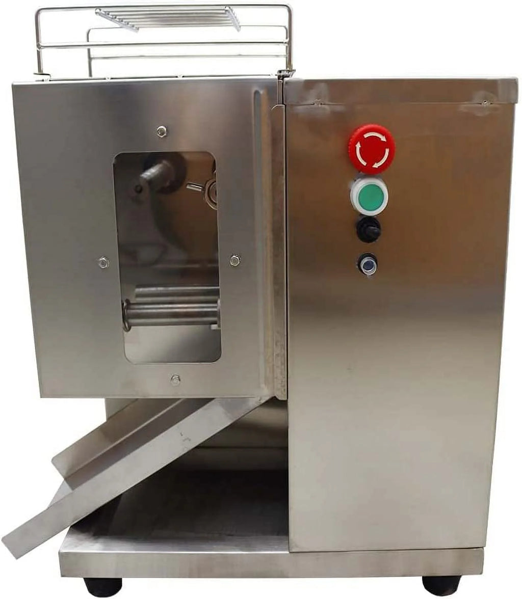 Commercial Shredded Meat Slicer with 10mm Blade Stainless Steel B871937