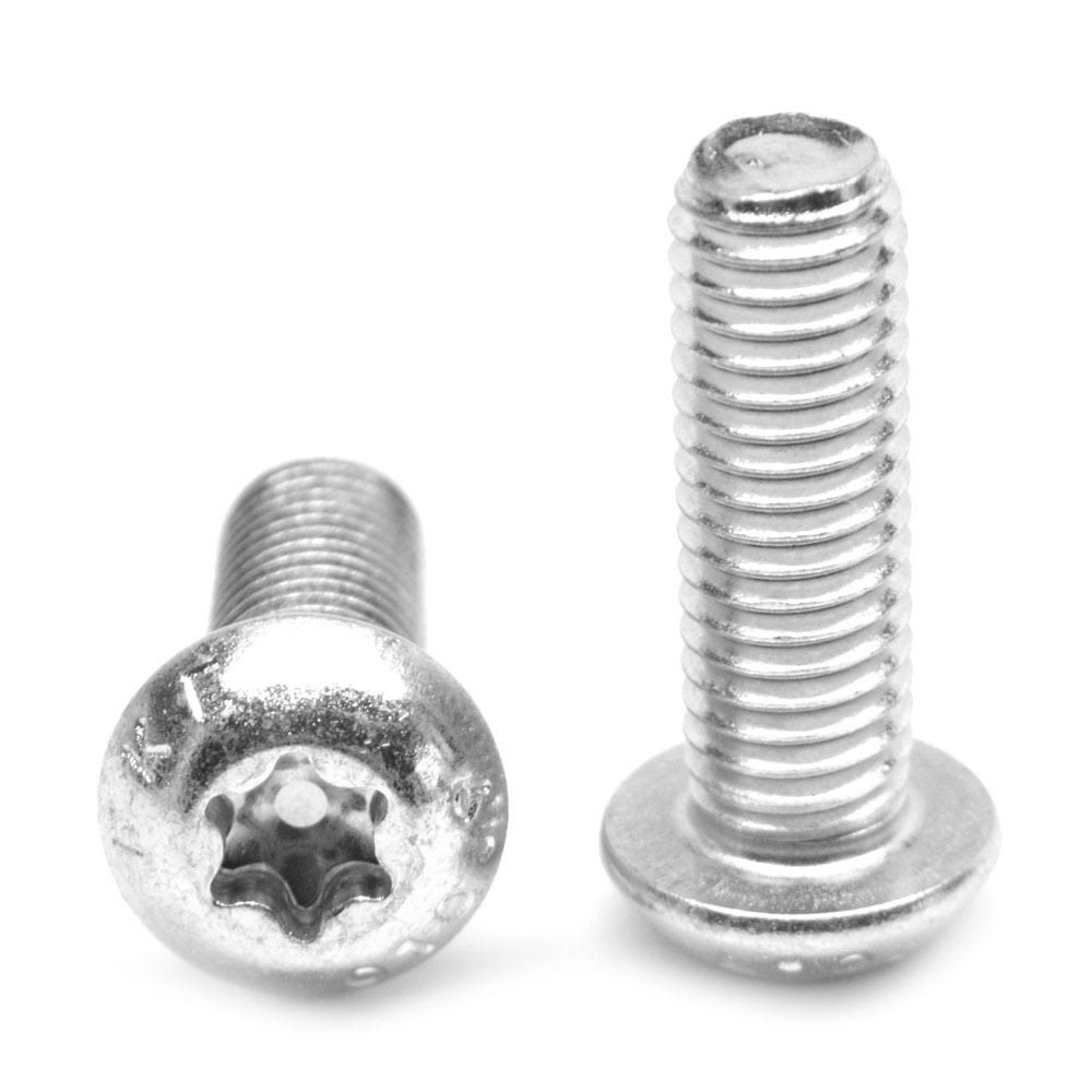M3 x 0.50 x 8 Coarse Thread ISO 7380 Class 10.9 6 Lobe Button Head Cap Screw Alloy Steel Zinc Plated H31958