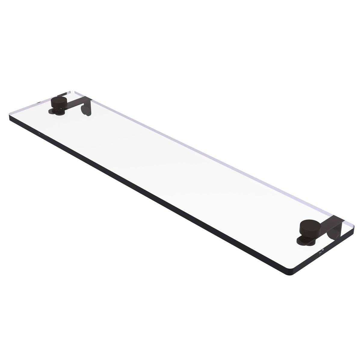 22x22 Glass Vanity Shelf with Beveled Edges Oil Rubbed Bronze Z90170