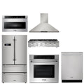 36 Propane Gas Rangetop, Range Hood, Wall Oven, Refrigerator, Dishwasher, Microwave B2532