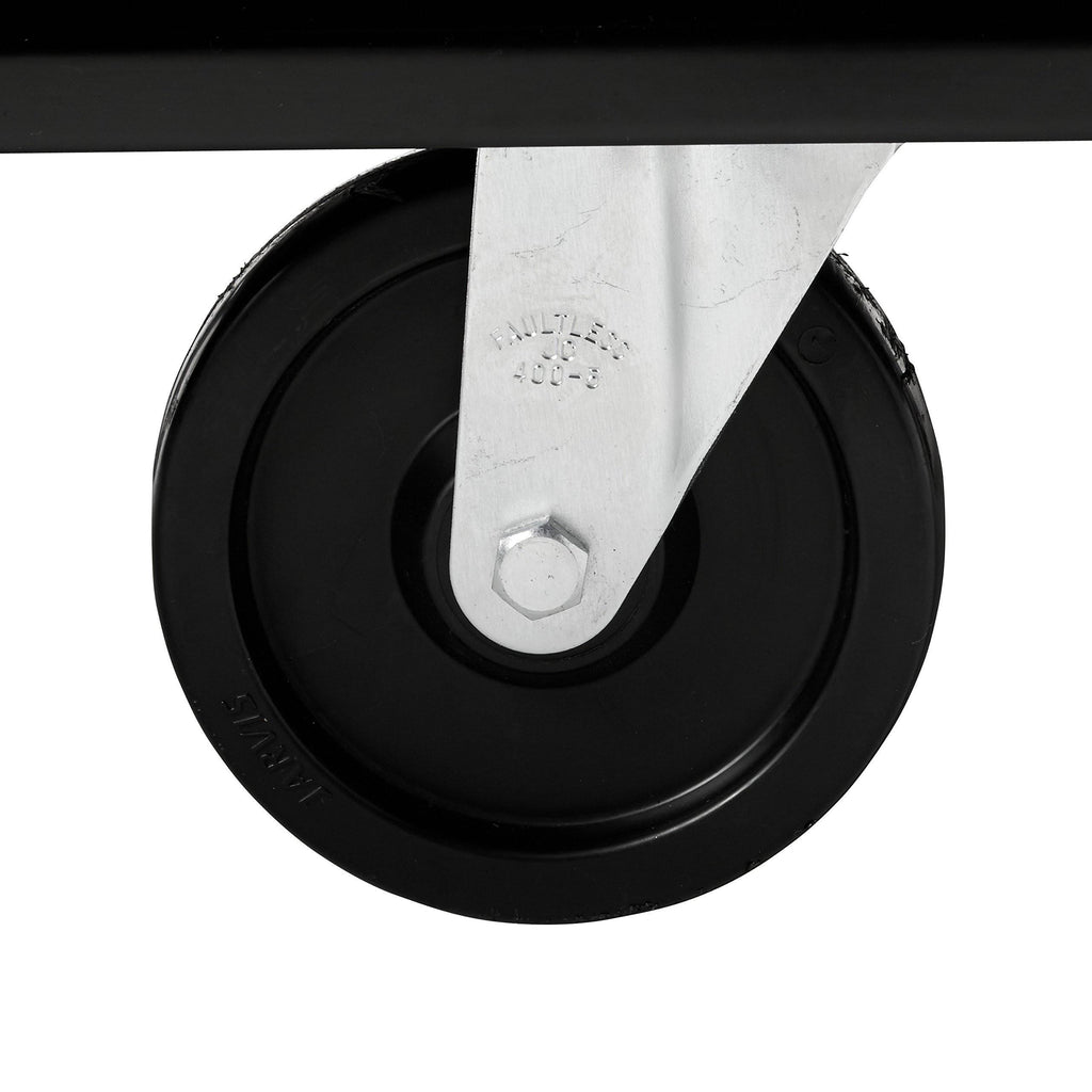 Black 400lb Cap Metal Frame Cube Truck V5052