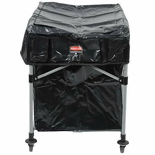 Black Vinyl Collapsible Trolley P8414