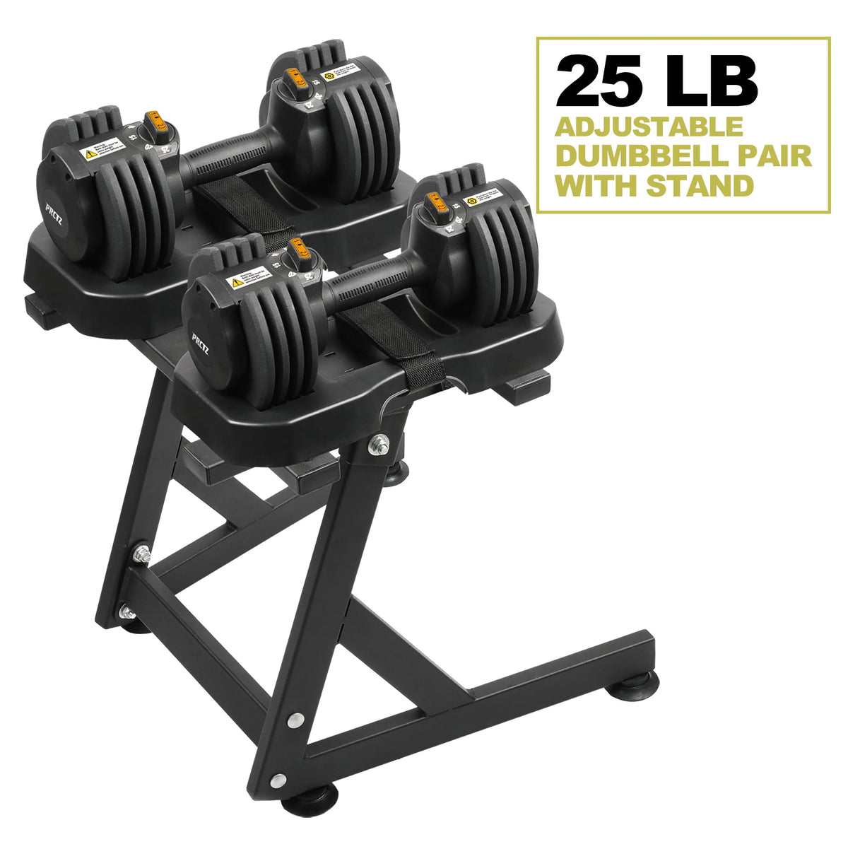 10-30lb Adjustable Dumbbell Pair with Stand J97921