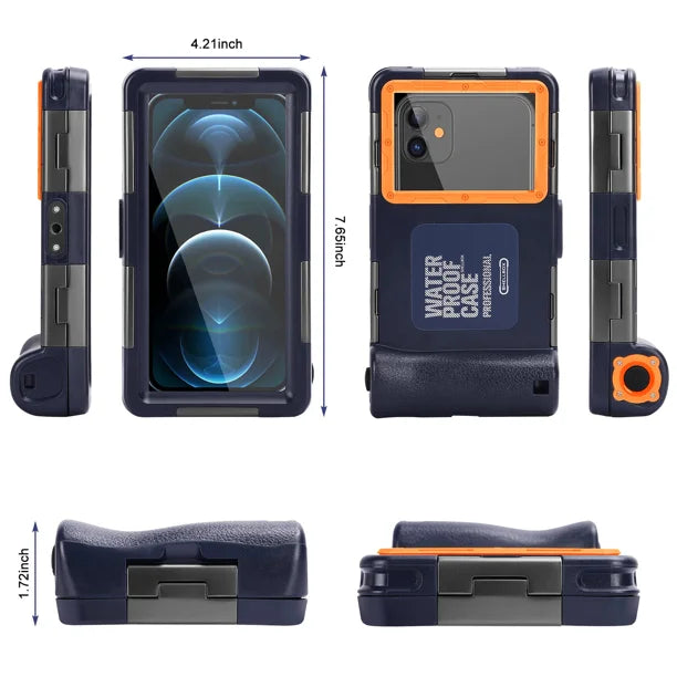 Waterproof Protective Case for Samsung Galaxy F62 and Phones Up to 6.9 Inch with Lanyard V5562