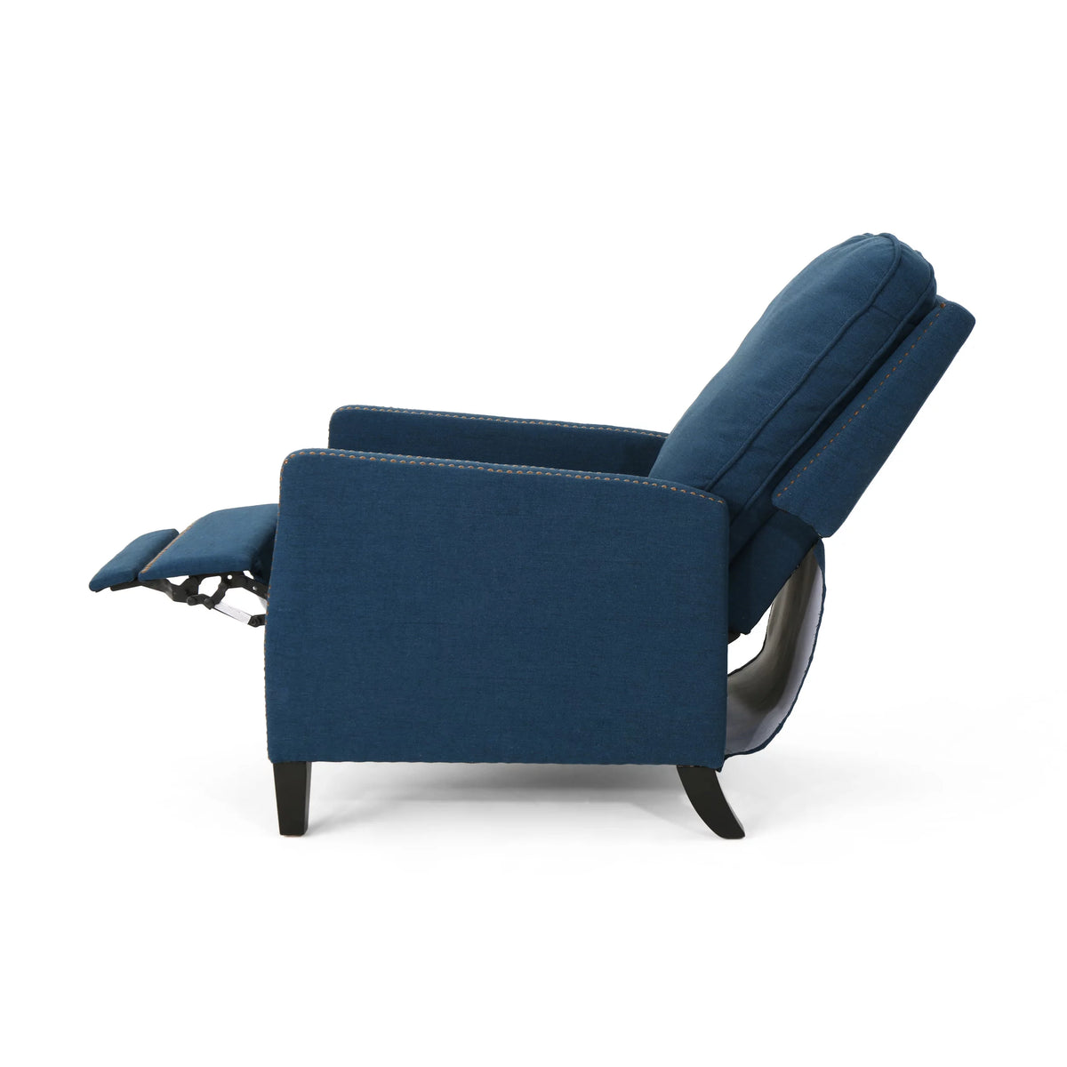 Navy Blue Fabric Recliner I889
