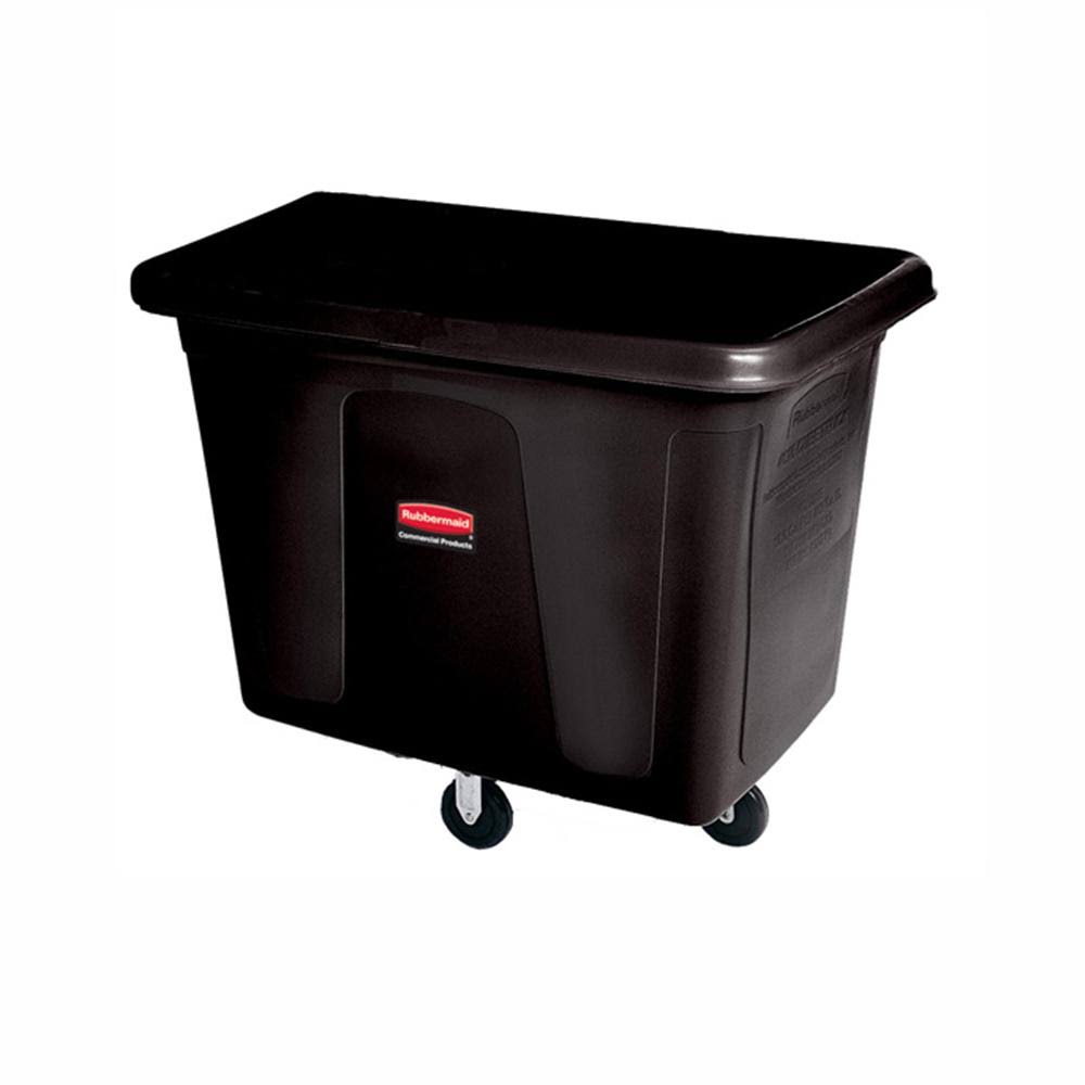 Black 400lb Cap Metal Frame Cube Truck V5052