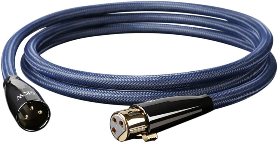 Single OFC Balanced XLR Male to XLR Female 3 PIN Microphone Cable (9.8ft, 3M) O1979