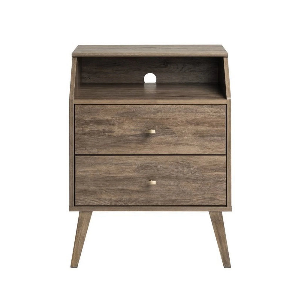 4-Piece Set with 2 Nightstands 7-Drawer Dresser and Computer Desk A365636