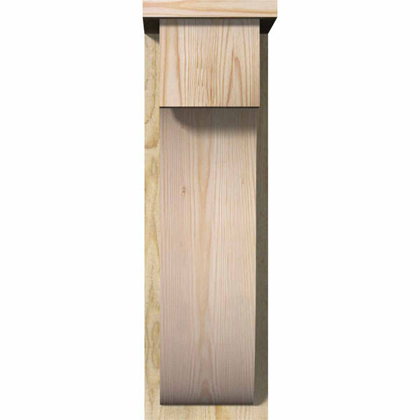 Douglas Fir Corbel with Backplate M17535