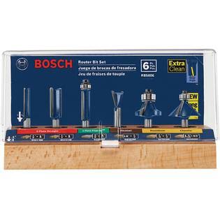 1/4-Inch Carbide-Tipped Multi-Purpose Router Bit Set, 6-Piece Z9826