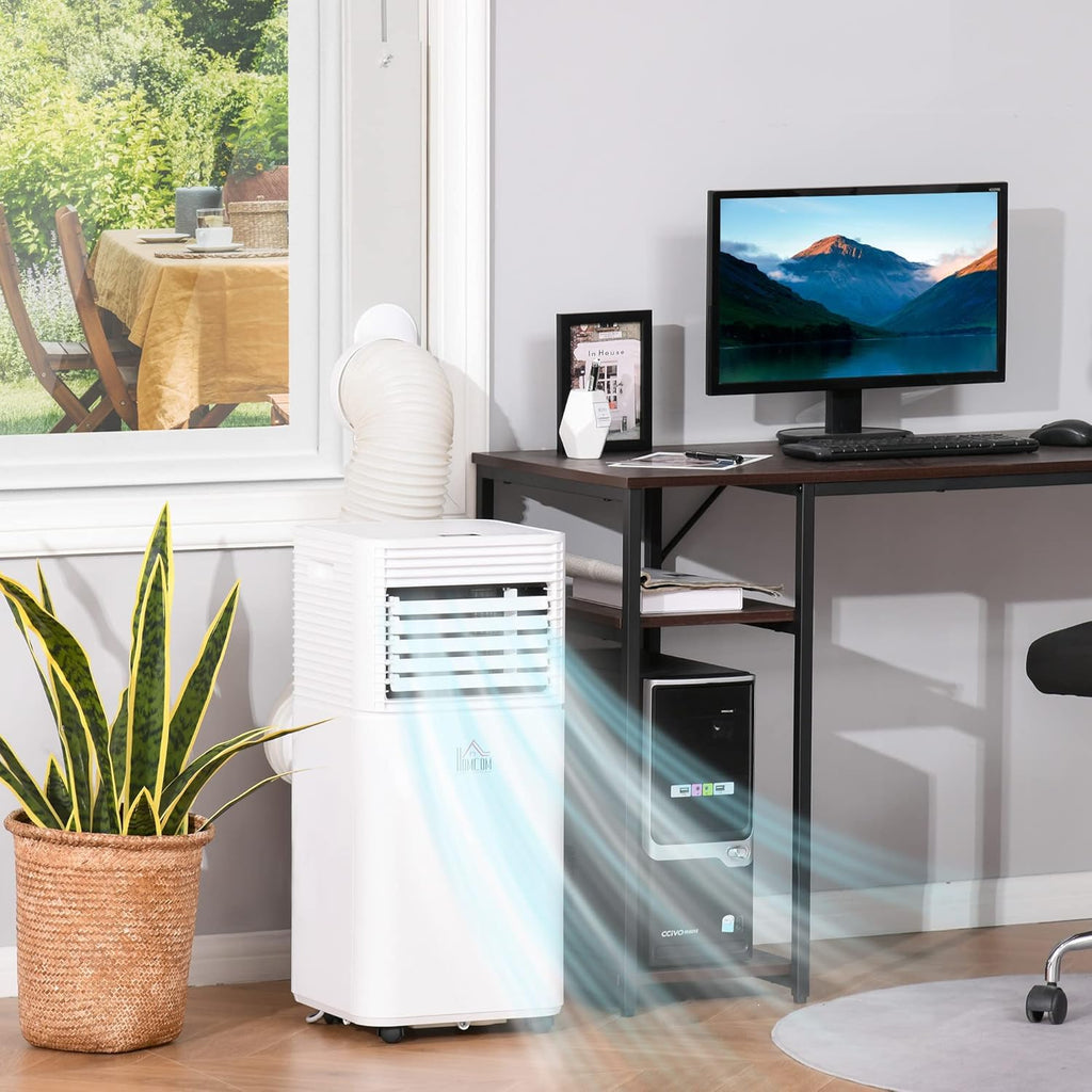 White Mobile Portable Air Conditioner with Remote Control S952