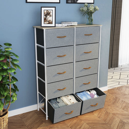 10 Drawer Fabric Storage Dresser T132016