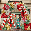 Christmas Balloon Garland Arch Kit 168PCS Red Sage Green Gold White C700