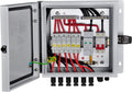 6 String Solar Combiner Box with 15A Fuse, Surge Protective Device, 63A Circuit Breaker L10199