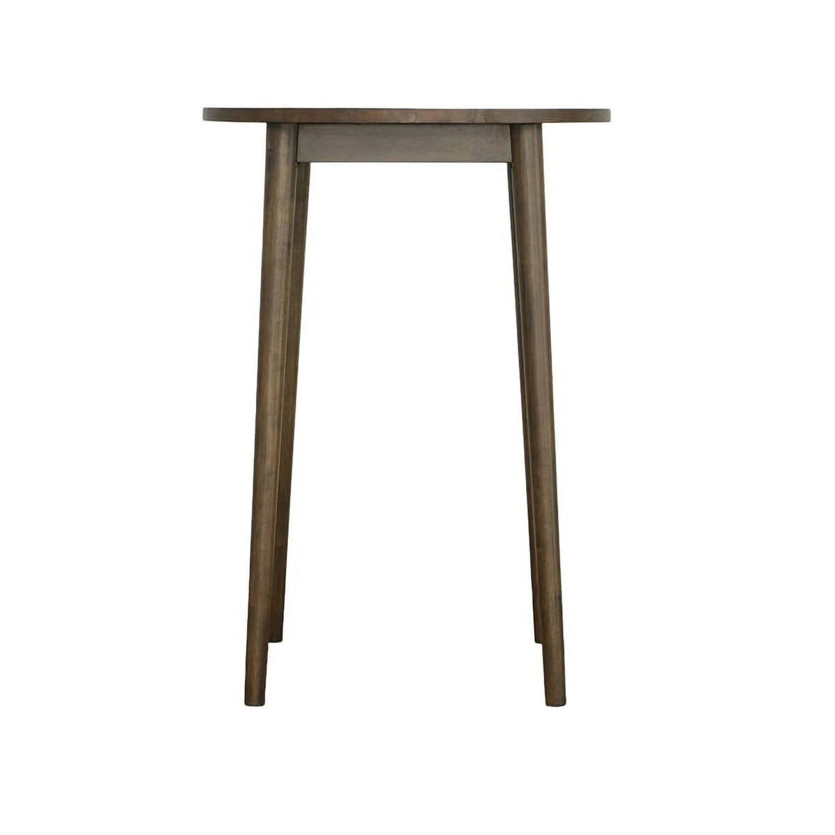 Wood Round Bar/Pub Table in Walnut Brown N9843