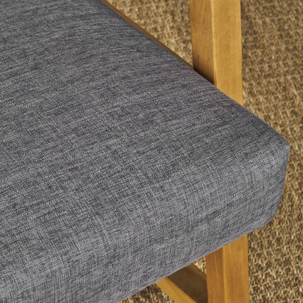 Muted Blue Fabric Rocking Chair C83716