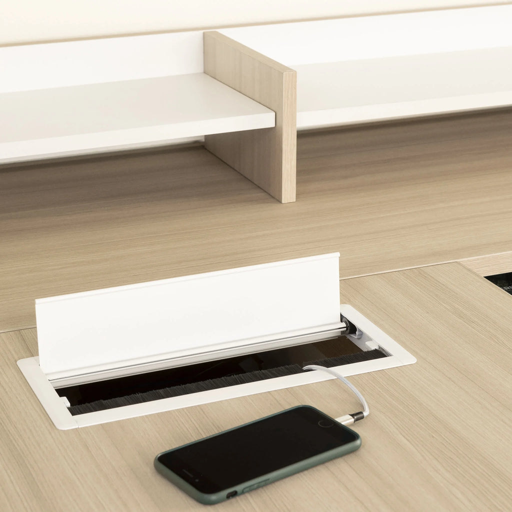 L-Shaped Desk with Power Bar L7732