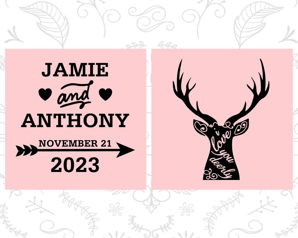 Deer Antler Wedding Favors O359