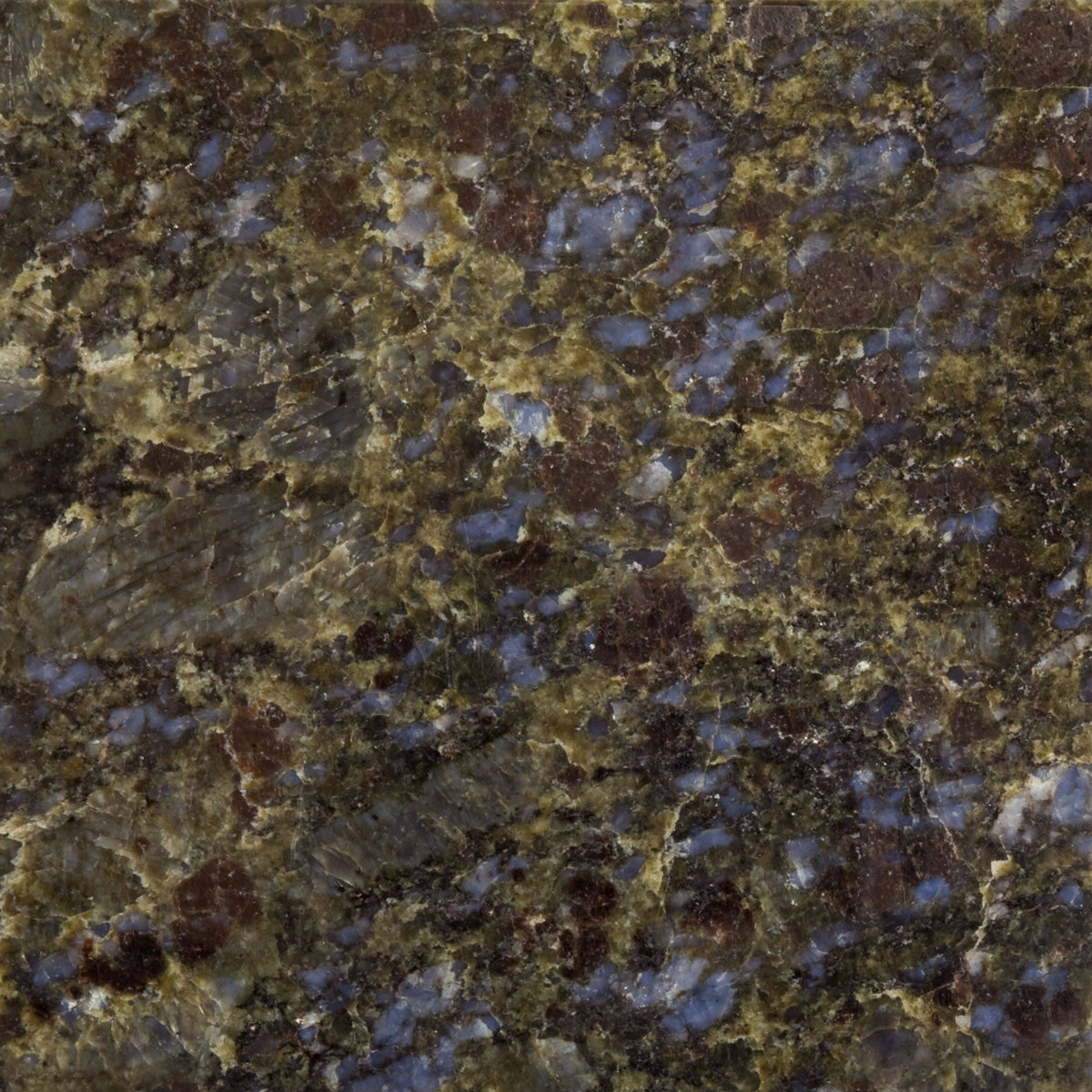 Vanity with Blue Butterfly Granite Top and Faucet L6311