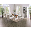 Wood & Tempered Glass Dining Table D944