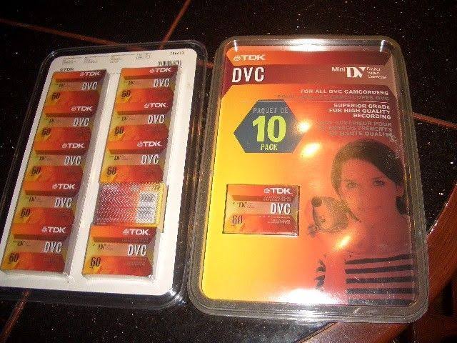10 Pack 60 Minute Mini DV Digital Video Cassette Y674392