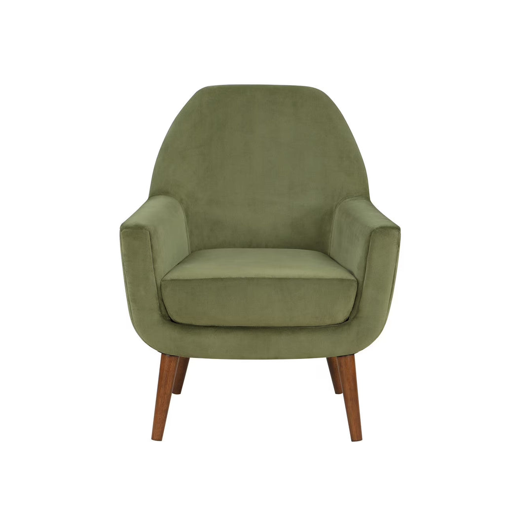 Green Velvet Arm Chair N306