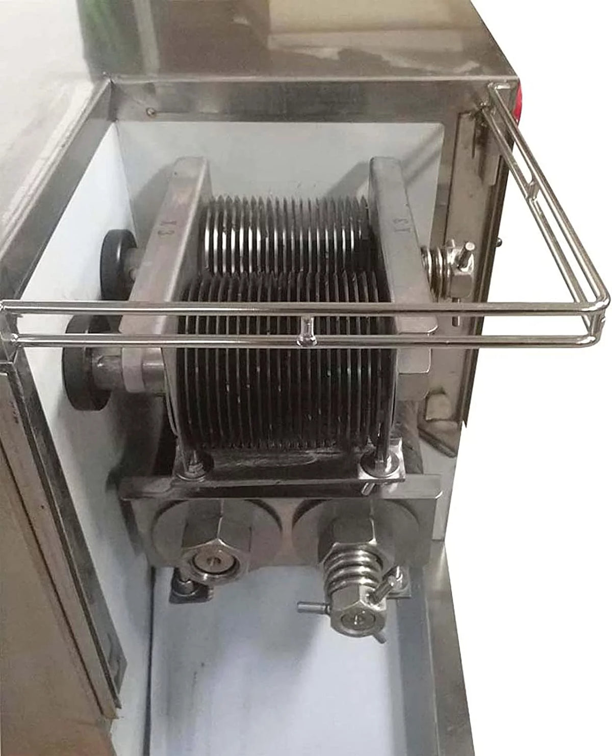 Commercial Shredded Meat Slicer with 10mm Blade Stainless Steel B871937