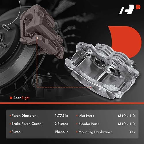 Brake Caliper Assembly Replacement Rear Side 2-PC U816640