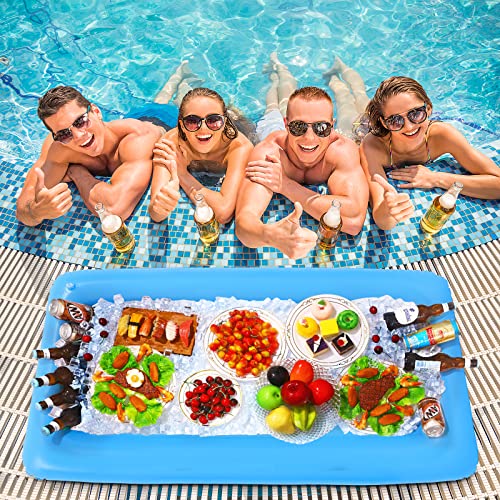 2Pcs Inflatable Serving Bar with Drain Plug Z736