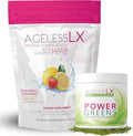 Strawberry Lemonade & Power Greens Powder Supplement Bundle C356