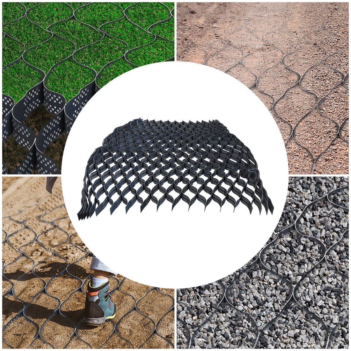 HDPE Geocell Geo Grid Ground Gravel Grid K955