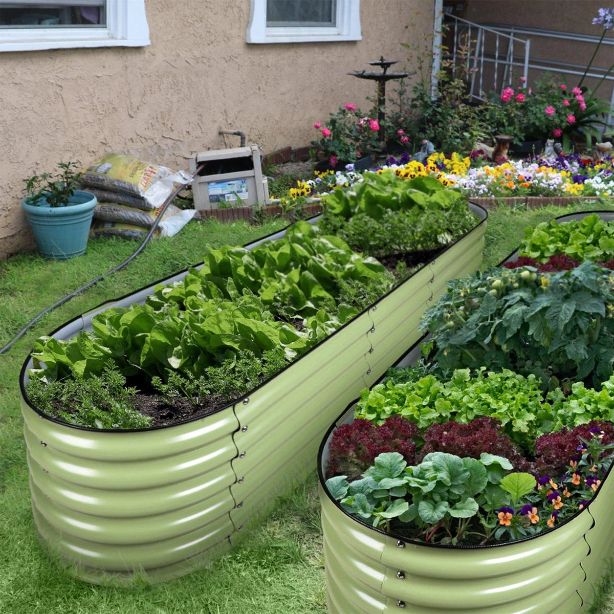 Galvanized Raised Garden Bed K666