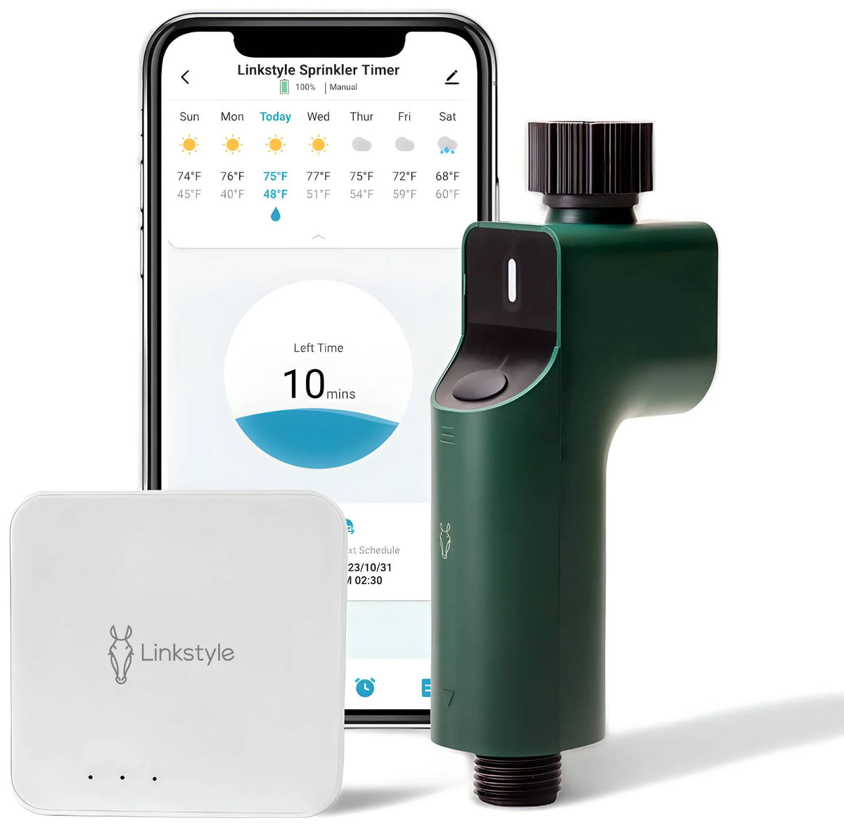 Wi-Fi Faucet Water Timer Controller with App & Voice Controls V96409