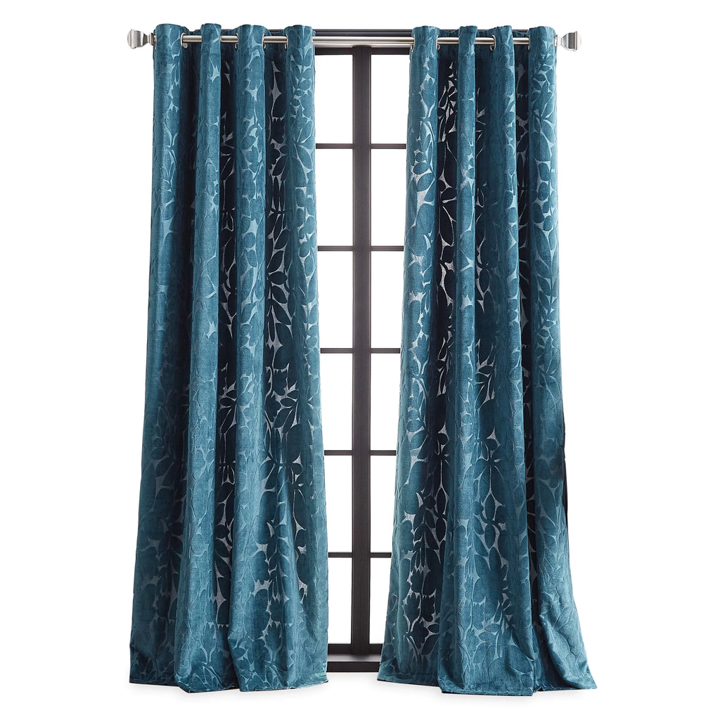 Velvet 2 Piece Light Filtering Curtain Set E34065