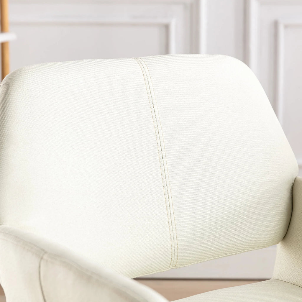 Modern Fabric Accent Chair with Metal Legs Y275423