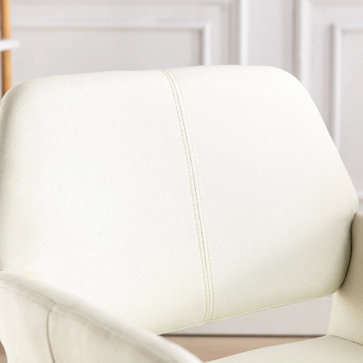 Modern Fabric Accent Chair with Metal Legs Y275423
