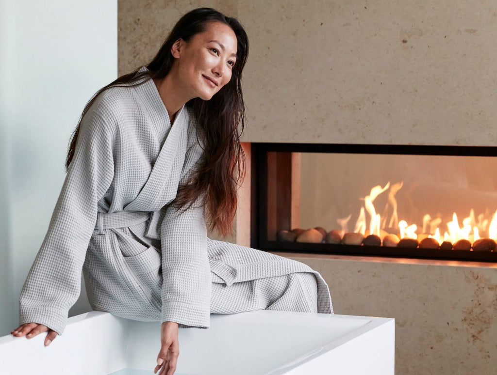 Organic Waffle Robe O619973