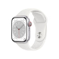 Silver Aluminum Case with White Sport Band Smartwatch C172172