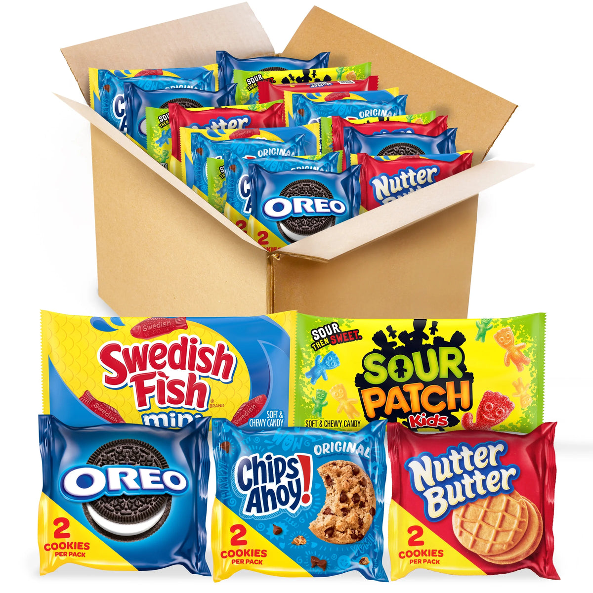 Cookies and Candy Variety Pack, 40 Snack Packs Z380673